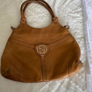 Vintage Leather Gucci Hobo Bag